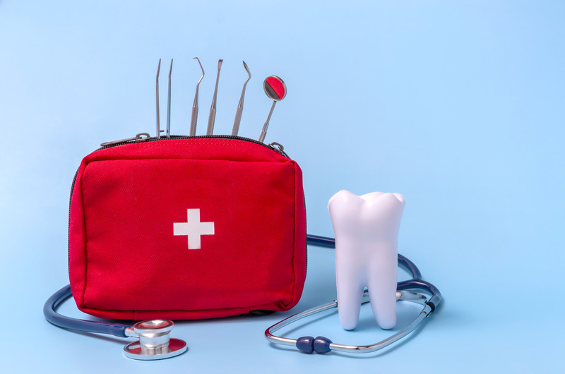 A dental emergency kit example